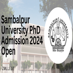 Sambalpur University PhD Admission 2024 Open